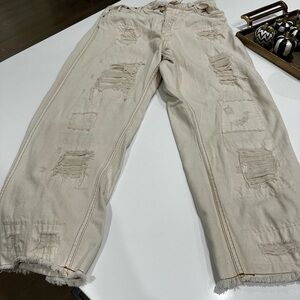 Magnolia Pearl Bone baggy jeans